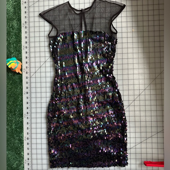 Sequined Mini Dress - Picture 1 of 8